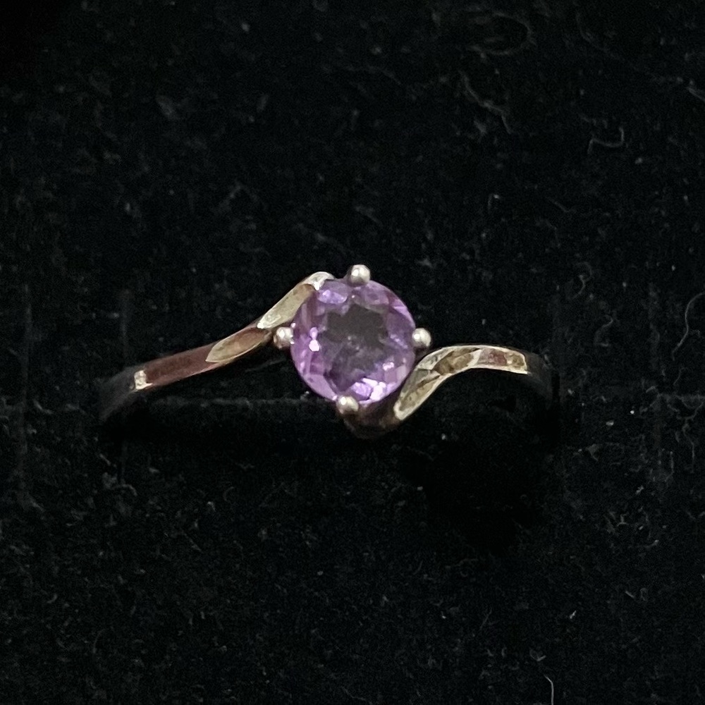 Vintage Amethyst Sterling Silver 925 Ring